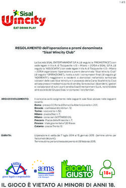 REGOLAMENTO dell'operazione a premi denominata "Sisal Wincity Club"