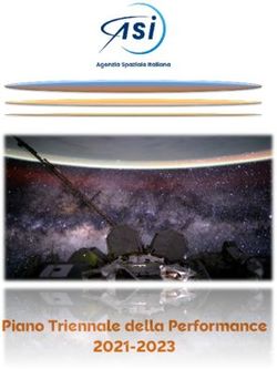 Piano Triennale della Performance 2021-2023 - Portale CUG
