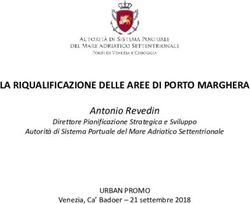 LA RIQUALIFICAZIONE DELLE AREE DI PORTO MARGHERA - Antonio Revedin Direttore Pianificazione Strategica e Sviluppo - Urbanpromo