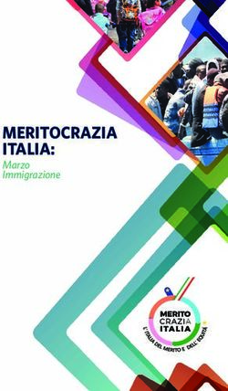 MERITOCRAZIA ITALIA: Marzo Immigrazione