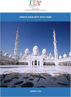 EMIRATI ARABI UNITI: NOTA PAESE - Confindustria Emilia-Romagna