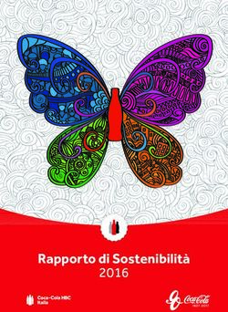Rapporto di Sostenibilità 2016 - A - Coca-Cola HBC Italia