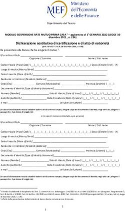 Dichiarazione sostitutiva di certificazione e di atto di notoriet&agrave;