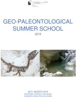 GEO-PALEONTOLOGICAL SUMMER SCHOOL 2019 - 29-31 AGOSTO 2019 - Unisannio