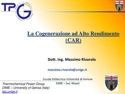 (CAR) La Cogenerazione ad Alto Rendimento - Dott. Ing. Massimo Rivarolo