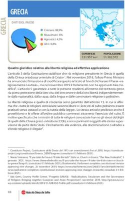 GRECIA - Aiuto alla Chiesa che Soffre