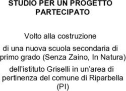 STUDIO PER UN PROGETTO PARTECIPATO - (PI) Volto alla costruzione di una nuova scuola secondaria di primo grado (Senza Zaino, In Natura) ...