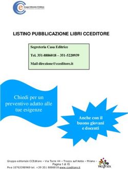 LISTINO PUBBLICAZIONE LIBRI CCEDITORE