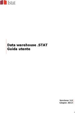 Data warehouse .STAT Guida utente