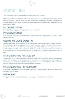 BABYSITTING DAYTIME BABYSITTING - Wellnesscomo