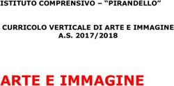 ARTE E IMMAGINE - ISTITUTO COMPRENSIVO - "PIRANDELLO" CURRICOLO VERTICALE DI ARTE E IMMAGINE A.S. 2017/2018