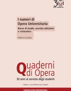 I numeri di Opera Universitaria - Borse di studio, servizio abitativo e ristorativo