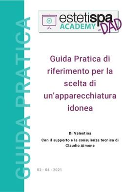 Guida Pratica di riferimento per la scelta di un'apparecchiatura idonea - Estetispa