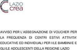 AVVISO PER L'ASSEGNAZIONE DI VOUCHER PER LA FREQUENZA DI CENTRI ESTIVI, ATTIVITA' EDUCATIVE ED INDIVIDUALI PER I/LE BAMBINI/E E GLI/LE ADOLESCENTI ...