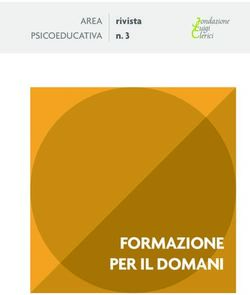 FORMAZIONE PER IL DOMANI - AREA PSICOEDUCATIVA - Psycho Educational Academy