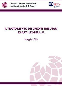 IL TRATTAMENTO DEI CREDITI TRIBUTARI EX ART. 182-TER L. F - Maggio 2019 - Ordine dei Dottori Commercialisti e degli Esperti Contabili di Roma ...