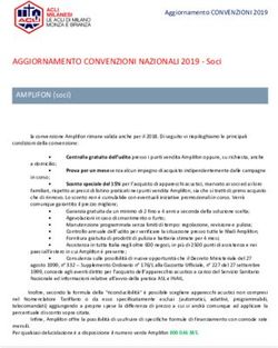 AGGIORNAMENTO CONVENZIONI NAZIONALI 2019 - Soci - ACLI Milano