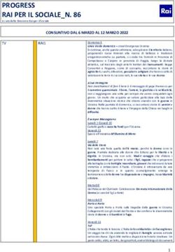 PROGRESS RAI PER IL SOCIALE_N. 86 - A cura della Direzione Rai per il Sociale