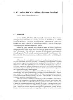 Il "cantiere REI" e la collaborazione con i territori - Caritas Italiana