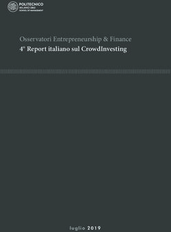 Osservatori Entrepreneurship & Finance 4 Report italiano sul CrowdInvesting - luglio 2019 - Osservatorio Crowdinvesting