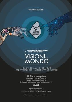 SMASCHERARE IL PRESENTE PER COSTRUIRE UN FUTURO MIGLIORE