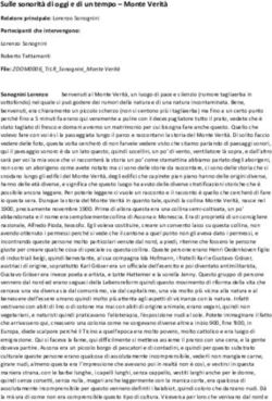 Sulle sonorità di oggi e di un tempo - Monte Verità - Paesaggi sonori