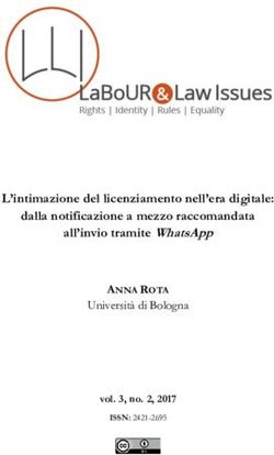 L'intimazione del licenziamento nell'era digitale: dalla notificazione a mezzo raccomandata all'invio tramite WhatsApp - ANNA ROTA
