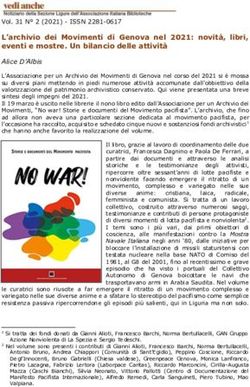 L'archivio dei Movimenti di Genova nel 2021: novità, libri, eventi e mostre. Un bilancio delle attività - Riviste AIB