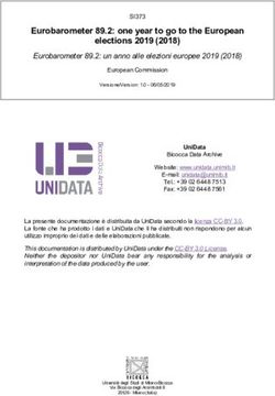 Eurobarometer 89.2: one year to go to the European elections 2019 (2018)