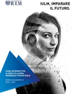 IULM, IMPARARE IL FUTURO - GUIDA INTRODUTTIVA AI CORSI DI LAUREA TRIENNALE E MAGISTRALE