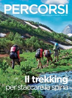 Il trekking per staccare la spina - inserto redazionale di illustrato / aprile 2021 - Ugaf