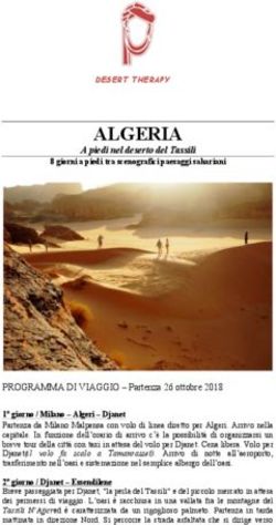 ALGERIA A piedi nel deserto del Tassili - DESERT THERAPY - Proteo Credem