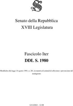 DDL S. 1980 Fascicolo Iter - Senato della Repubblica XVIII Legislatura - Modifiche alla legge 14 agosto 1991, n. 281, in materia di animali di ...