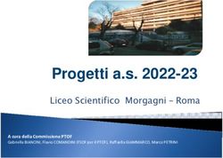 Progetti a.s. 2022-23 - Liceo Scientifico Morgagni - Roma A cura della Commissione PTOF - Liceo Morgagni