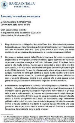 Lectio magistralis di Ignazio Visco Governatore della Banca d'Italia Gran Sasso Science Institute Inaugurazione anno accademico 2020-2021 Evento ...