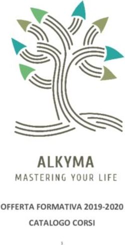 OFFERTA FORMATIVA 2019-2020 CATALOGO CORSI - ALKYMA