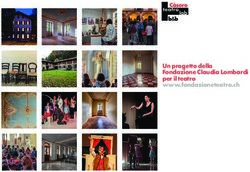Un progetto della Fondazione Claudia Lombardi per il teatro www.fondazioneteatro.ch - Fondazione Claudia Lombardi per il ...