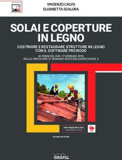 SOLAI E COPERTURE IN LEGNO - Lavori Pubblici