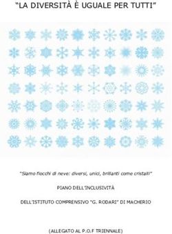 LA DIVERSIT&Agrave; &Egrave; UGUALE PER TUTTI