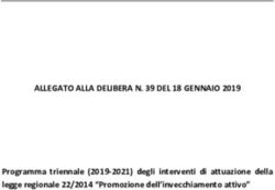 ALLEGATO ALLA DELIBERA N. 39 DEL 18 GENNAIO 2019 - Programma triennale (2019-2021) degli interventi di attuazione della legge regionale 22/2014 ...