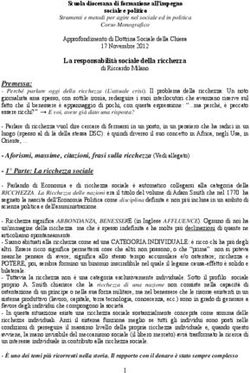 La responsabilità sociale della ricchezza