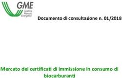 Mercato dei certificati di immissione in consumo di biocarburanti - Documento di consultazione n. 01/2018 - GME