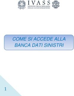 COME SI ACCEDE ALLA BANCA DATI SINISTRI - Ivass