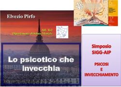 Lo psicotico che invecchia - Elvezio Pirfo - SIGG Società Italiana di ...