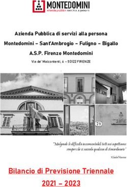 Bilancio di Previsione Triennale 2021 2023