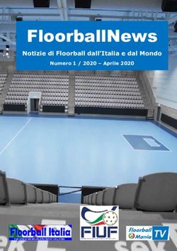 FloorballNews Notizie di Floorball dall'Italia e dal Mondo - Numero 1 / 2020 - Aprile 2020 - Floorball.it