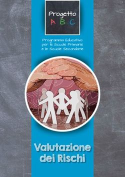 Valutazione dei Rischi - Programma Educativo per le Scuole Primarie e le Scuole Secondarie - Aidos