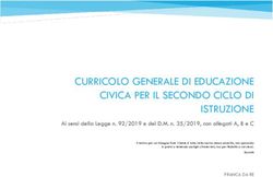 CURRICOLO GENERALE DI EDUCAZIONE CIVICA PER IL SECONDO CICLO DI ISTRUZIONE