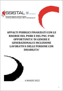 APPALTI PUBBLICI FINANZIATI CON LE RISORSE DEL PNRR E DEL PNC: PARI OPPORTUNITA' DI GENERE E GENERAZIONALI E INCLUSIONE LAVORATIVA DELLE PERSONE ...