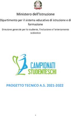 PROGETTO TECNICO A.S. 2021-2022 - Ministero dell'Istruzione Dipartimento per il sistema educativo di istruzione e di